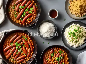Cuban Smoked Sausage with Chickpeas