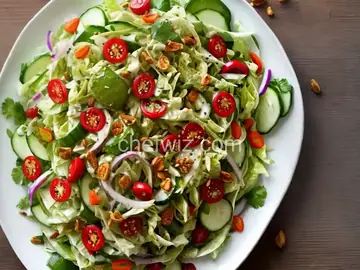 Cucumber-Cabbage Salad with Tamarind Dressing