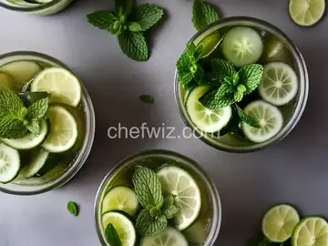 Cucumber-Mint Iced Tea
