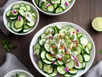 Cucumber Salad With Sour Cream