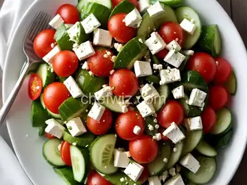 Cucumber, Tomato and Feta Salad