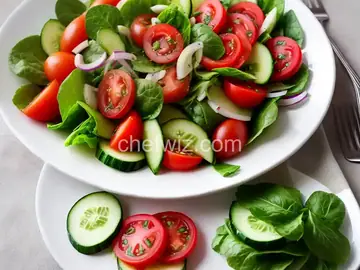 Cucumber, Tomato, and Onion Salad