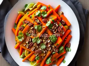 Curried Carrots with Pecans