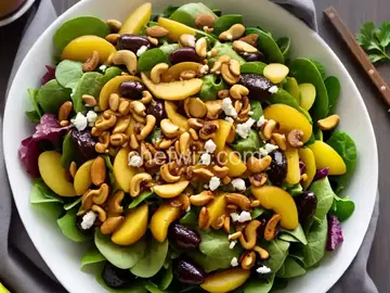 Curried Cashew, Pear, and Grape Salad