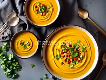 Curried Cauliflower-Sweet Potato Soup
