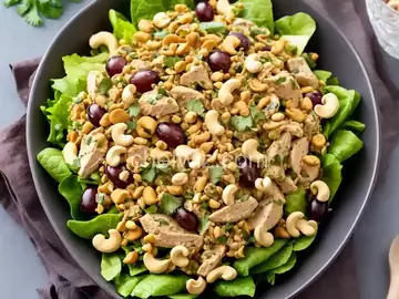 Curried Chicken Salad with Grapes and Cashews Recipe