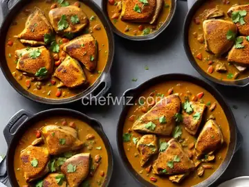 Curried Chicken Thighs