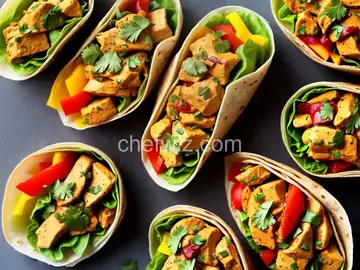 Curried Chicken Wraps