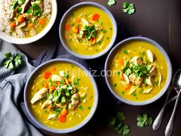 Curried Chicken and Rice Soup