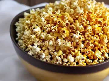 Curried Microwave Popcorn