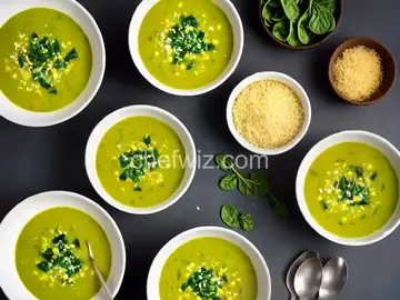 Curried Parsnip and Spinach Soup