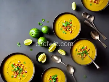 Curried Patty Pan Squash Soup