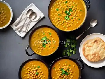 Curried Potato and Chickpea Soup