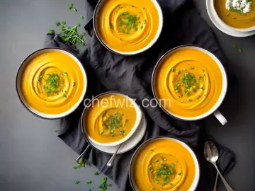 Curried Pumpkin Soup with Chives