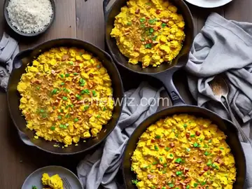 Curry Cheddar Scrambled Eggs