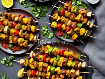 Curry Chicken Skewers