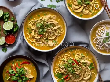 Curry Laksa (Malacca Nyonya Laksa) Recipe