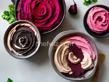 DIY Black Tahini and Beet Hummus Recipe