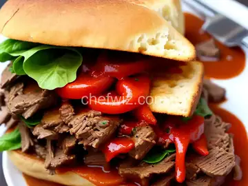 "Da Beef" Italian Pot Roast Sandwich