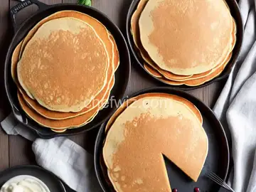 Dairy Free Whole Wheat Pancakes
