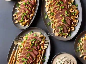 Dan's Pork in Tangy Pepperoni and Cashew Sauce