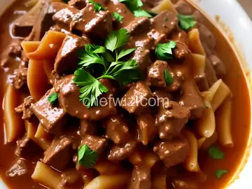 Daria's Slow Cooker Beef Stroganoff