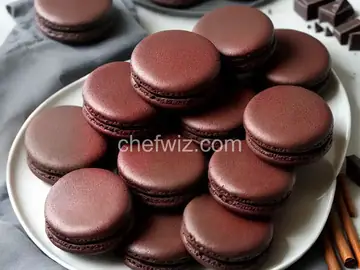 Dark Chocolate-Dipped Macaroons