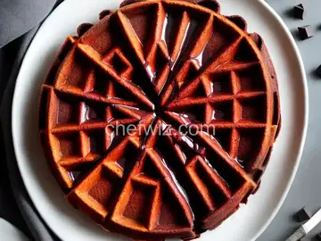 Dark Chocolate Waffles