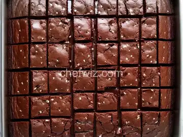 Dark Chocolate Zucchini Brownies