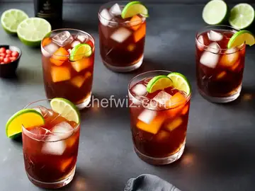 Dark 'n' Stormy Cocktail