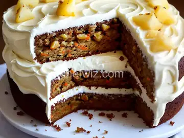 David's Favorite Carrot Cake with Pineapple Cream Cheese Frosting