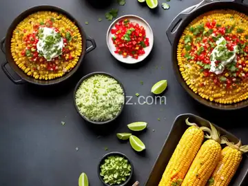 Deconstructed Mexican Style Corn