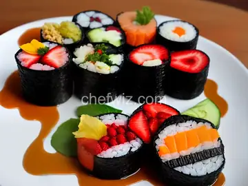 Dessert Sushi
