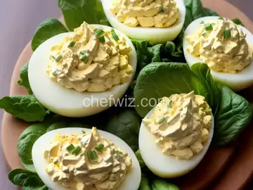 Deviled Egg Salad with Romaine