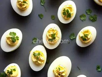 Deviled Eggs With Fried Capers, Lemon, and Parsley Recipe