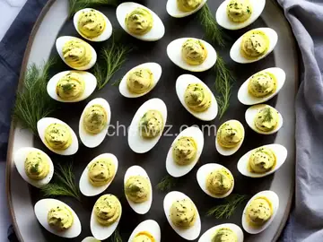Deviled Eggs with a Dill Twist