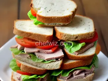 Deviled Ham Tea Sandwiches