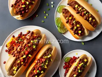 Devilish Chili-Cheese Dogs