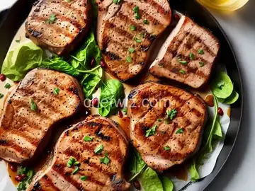 Dijon Grilled Pork Chops