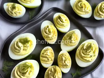 Dill Pickle Deviled Eggs
