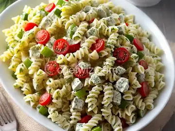 Dill Pickle Pasta Salad