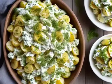 Dill Sour Cream Potato Salad