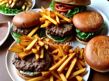 Diner Burger & Fries