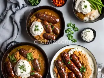 Dinner Tonight: Bangers and Mash with Onion Gravy Recipe