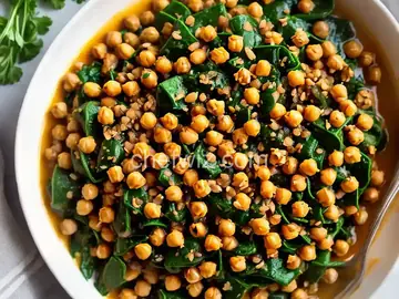 Dinner Tonight: Moroccan Spinach and Chickpeas Recipe
