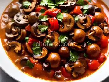 Dinner Tonight: Mushroom Bhaji (Mushrooms in Tomato-Onion Sauce) Recipe