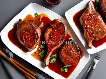 Dinner Tonight: Pork Chops with Cherry Sauce Recipe