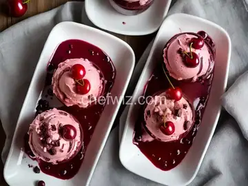 Divine Cherry Chocolate Ice Cream