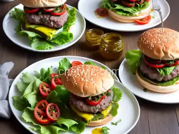Dominican Chimichurri Burgers