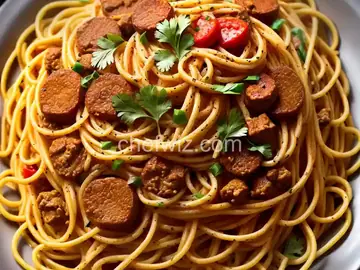 Dominican Style Spaghetti